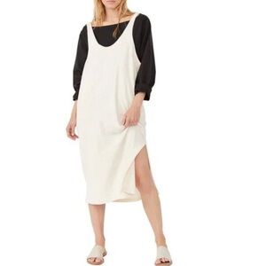 Free People Beach Be Happy White Cream Dress